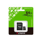 Kingston Memoria Micro SD Canvas 64GB Clase 10 UHS-I 100Mbs