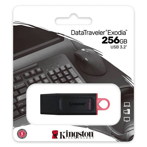 Kingston 256GB DataTraveler 3.2 USB Flash Drive 