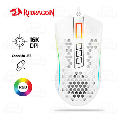 Mouse Red Dragon STORM ELITE M988 RGB Hasta 32000 DPI