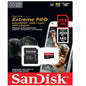 Memoria MicroSDXC Sandisk Extreme PRO 256GB U3 4K Hasta 200MB/s C10, U3, V30, A2